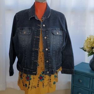 Stretchy cute jean jacket